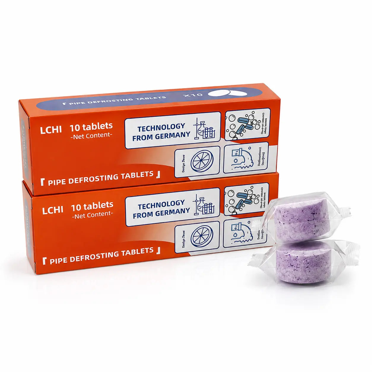 Pipe Cleaner Tablets โ Drain Unclogger, Odor Eliminator & Descaler for Sinks, Toilets, Washing Machines & Sewers