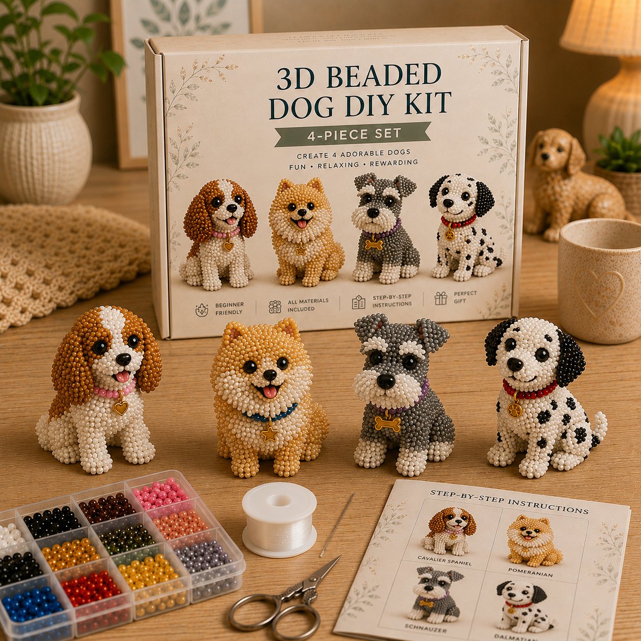 🐾 3D Beaded Pet DIY Kit