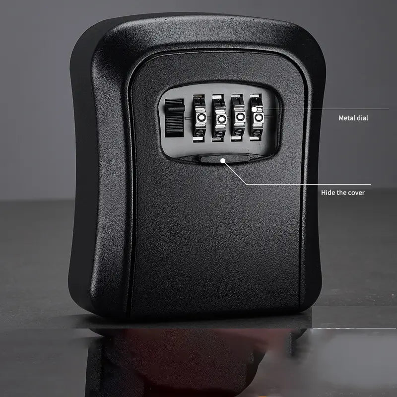 Wall Mount 4-Digit Combination Key Lock Box