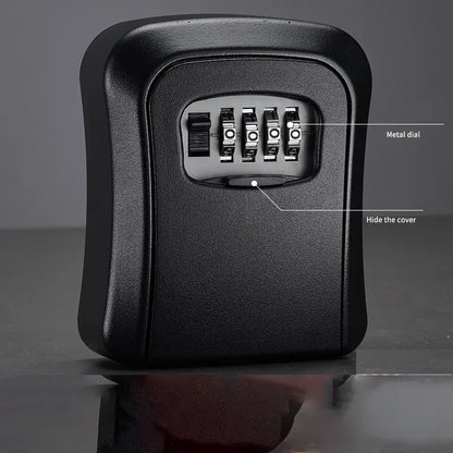 Wall Mount 4-Digit Combination Key Lock Box