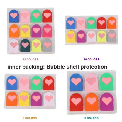 Washable Temporary Hair Chalk Set – 6–12 Vibrant Colors
