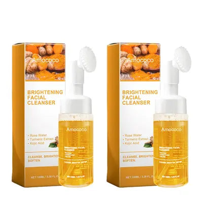 Turmeric Brightening Facial Wash Deep Cleansing Facial Cleanser Suitable for Oily Skin
