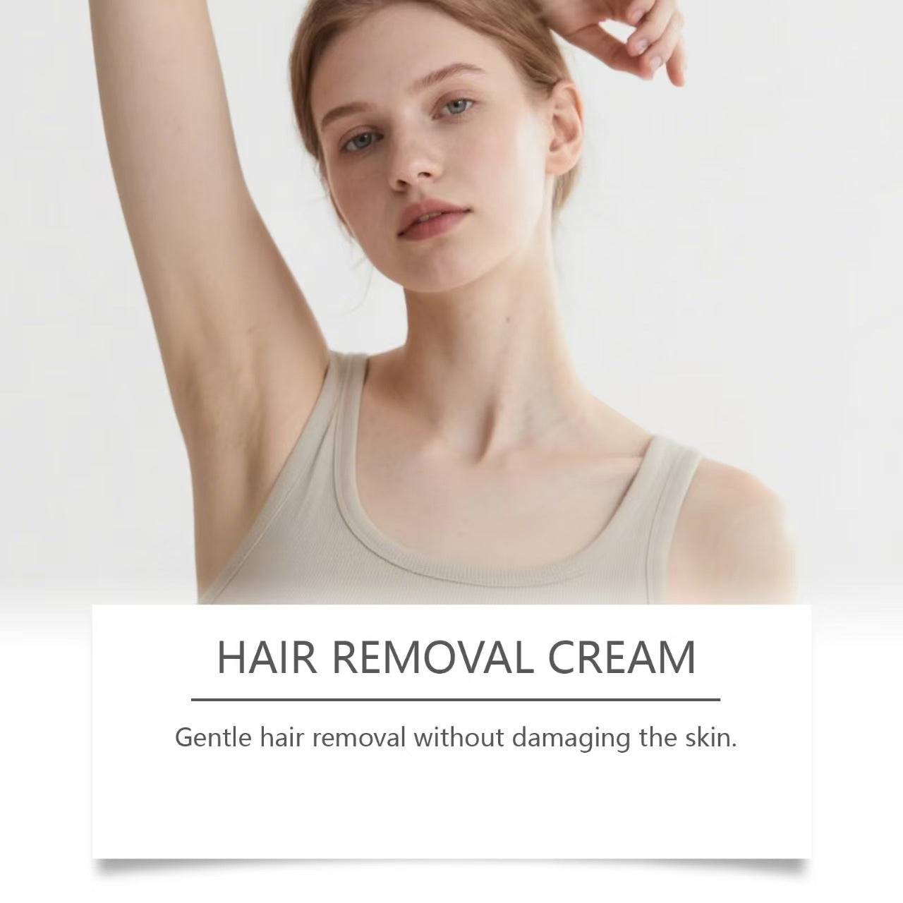 Coconut Oil & Aloe Vera Hair Removal Mousse for Sensitive Skin