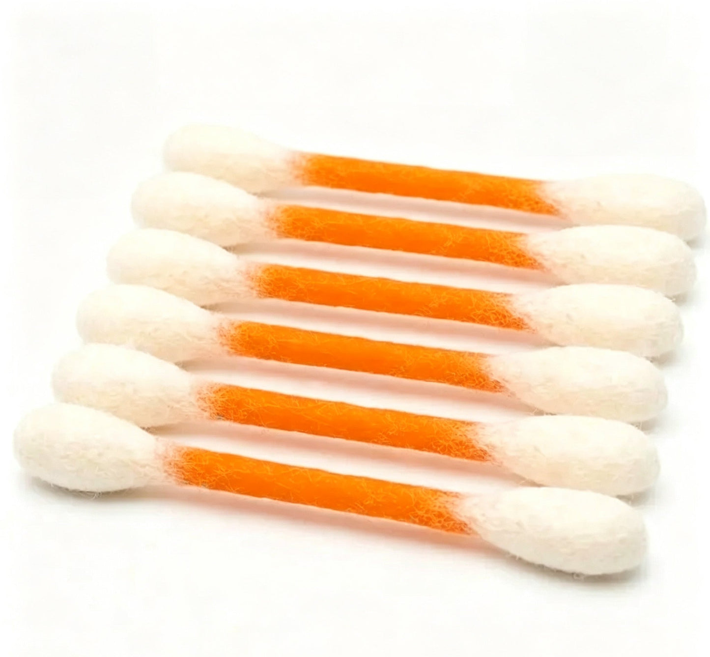 Summervibes 6 Pack Giant Q-tip Cat Toys – Soft Felt Cotton Swab Teething & Dental Chew Sticks for Kittens