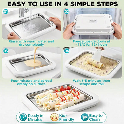 Ice Cream Roll Maker for Kids, 2026 New Upgrade