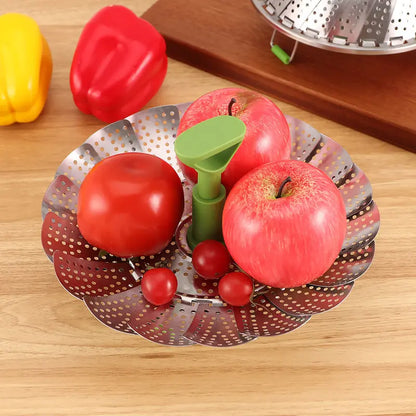 Stainless Steel Folding Steamer Basket