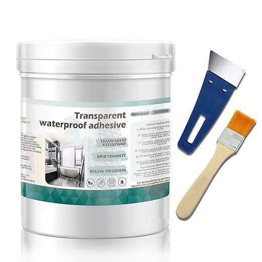 35oz Transparent Waterproof Adhesive Coating - Invisible Sealant, Super Strong Adhesion for Indoor & Outdoor Use