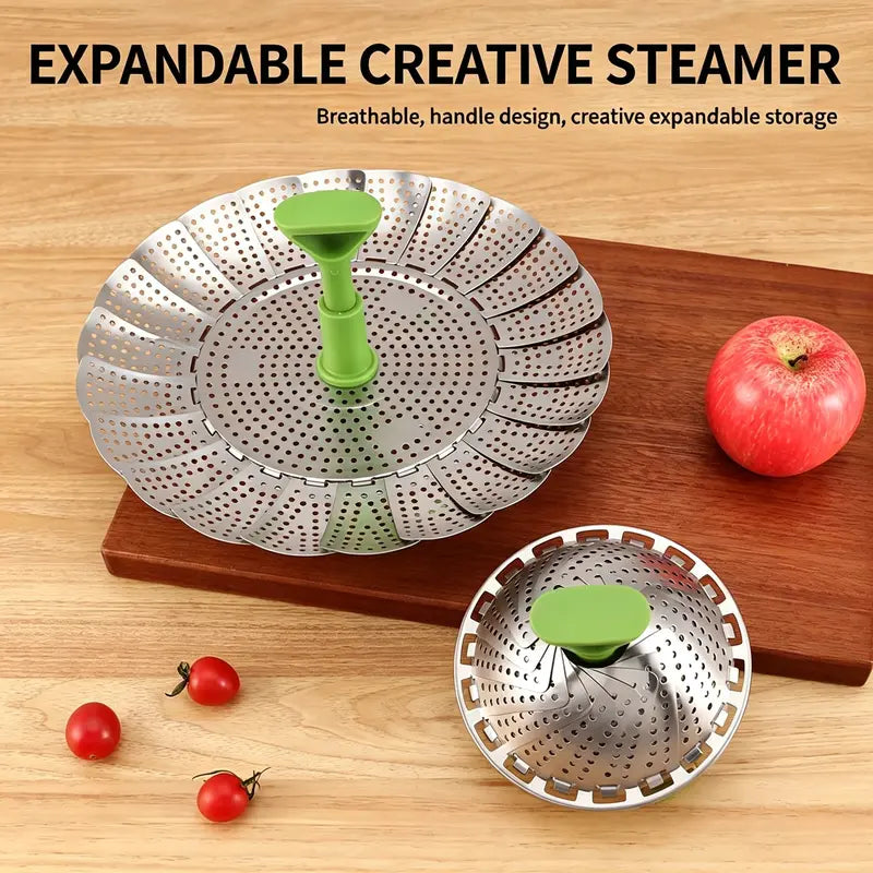 Stainless Steel Folding Steamer Basket