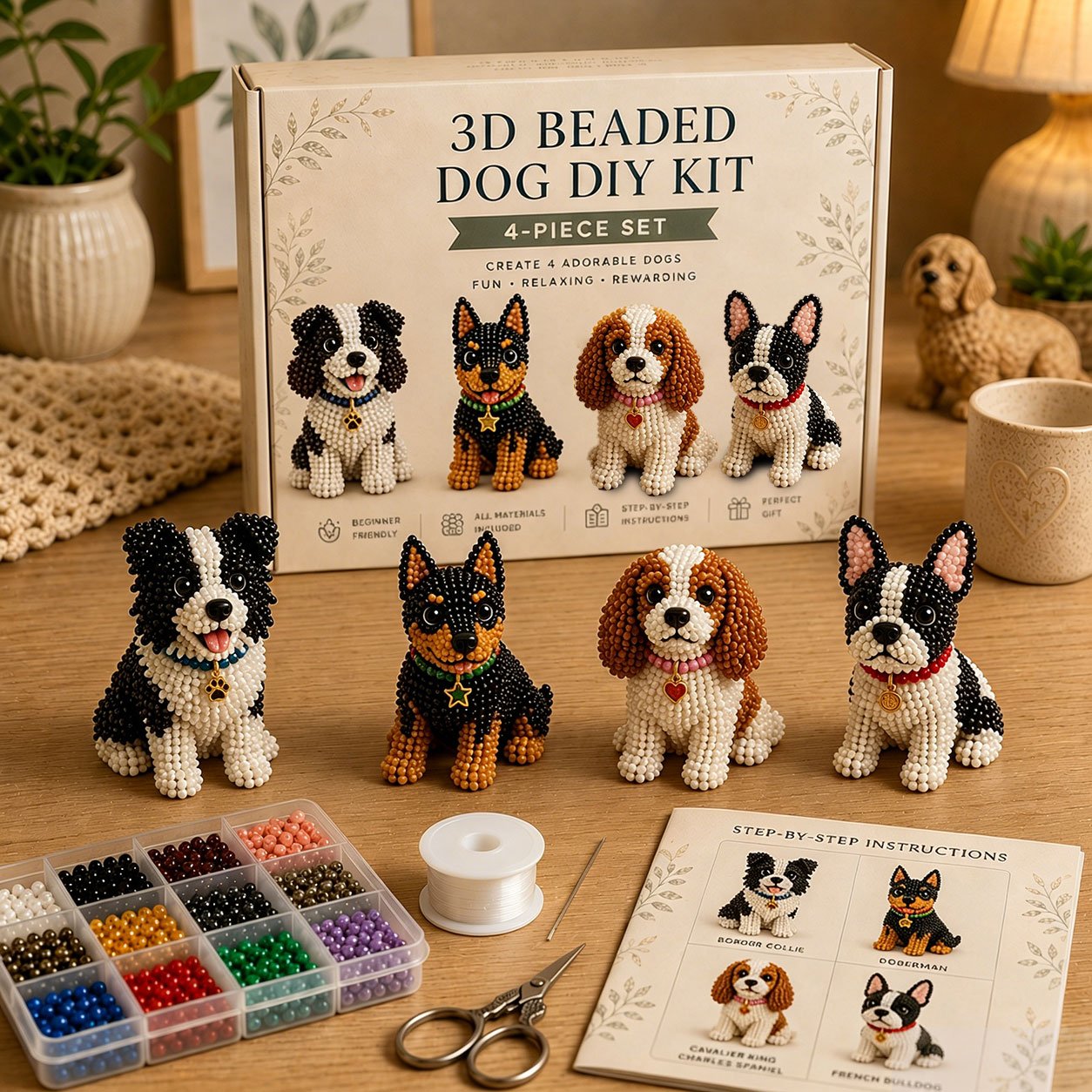 🐾 3D Beaded Pet DIY Kit