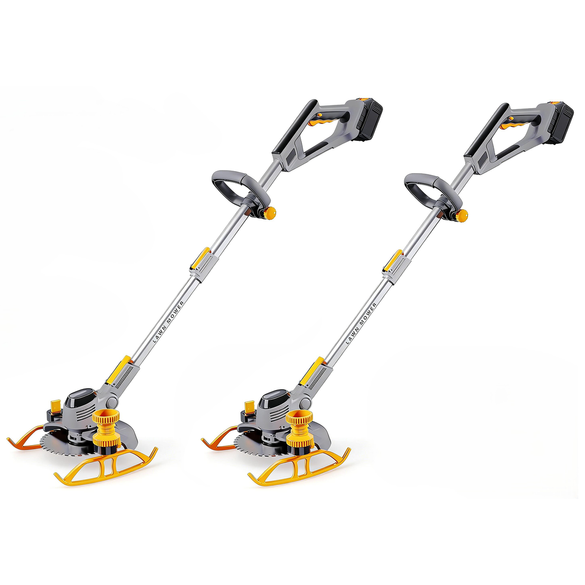 CORVELLAN 3 in 1 Cordless Lawn Care Trimmer 21V with 3 Cutting Heads