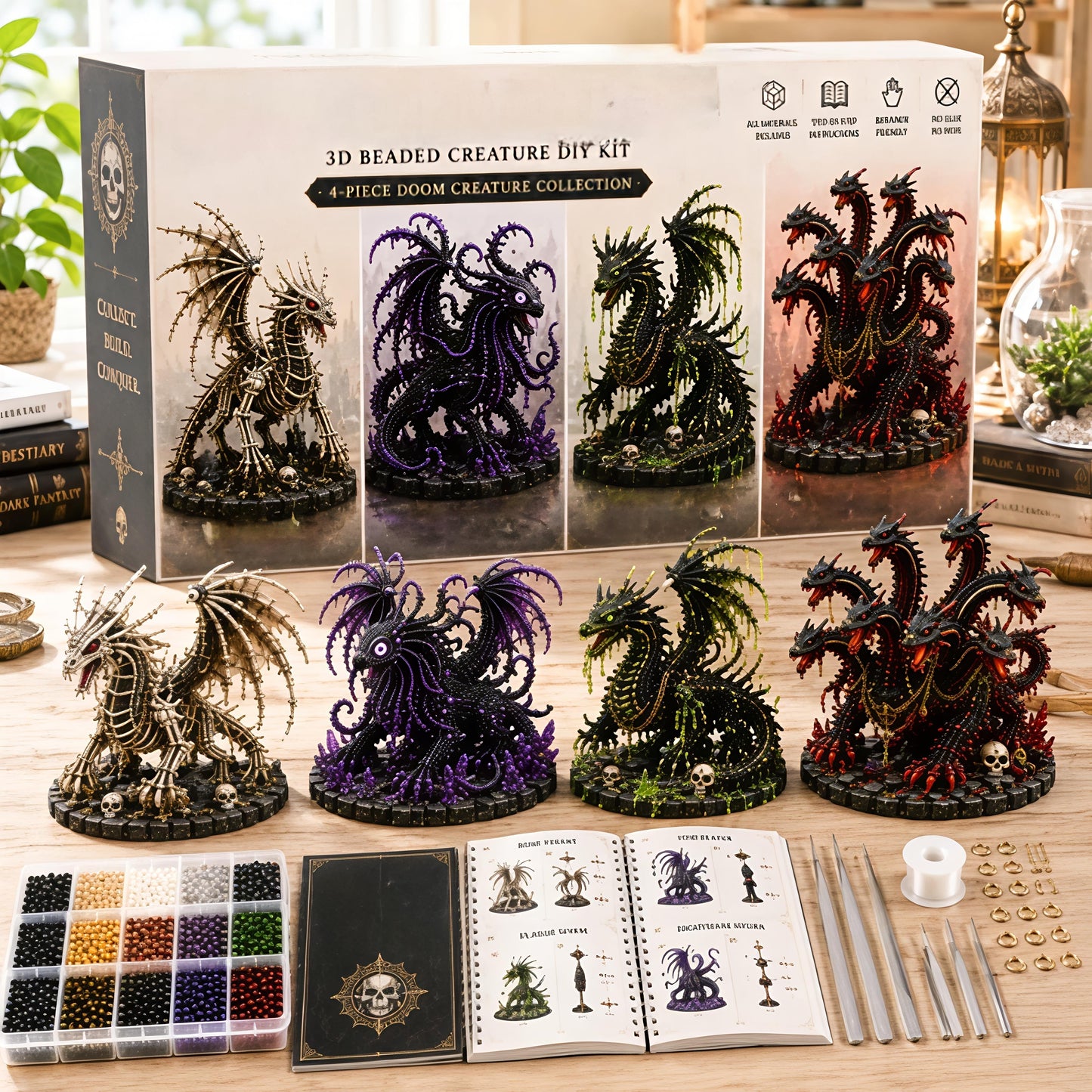 3D Beaded Animal & Fantasy DIY Collection