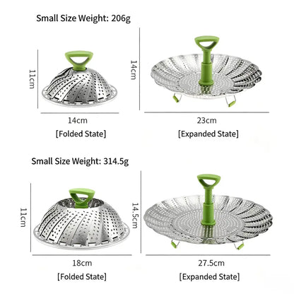 Stainless Steel Folding Steamer Basket