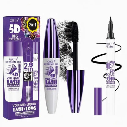 Professional Long-Lasting Curling Mascara & Eyelash Kit