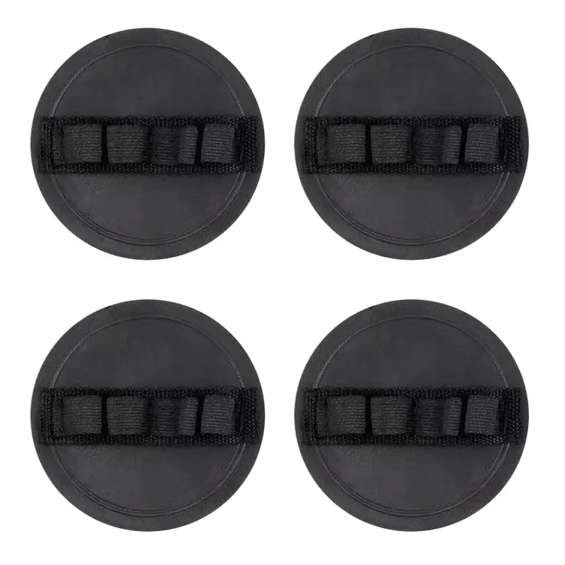 Soft Rubber Shower Scrubber (4 Pack) — Gentle Exfoliating Bath Brush