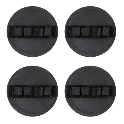 Soft Rubber Shower Scrubber (4 Pack) — Gentle Exfoliating Bath Brush