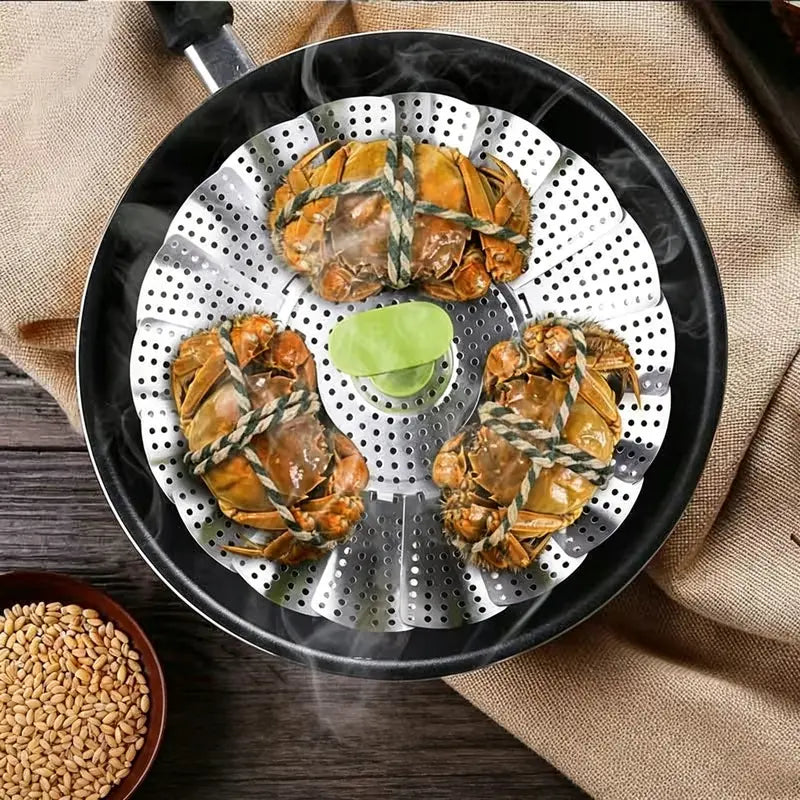 Stainless Steel Folding Steamer Basket
