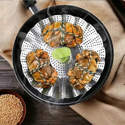 Stainless Steel Folding Steamer Basket