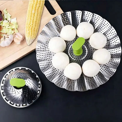 Stainless Steel Folding Steamer Basket