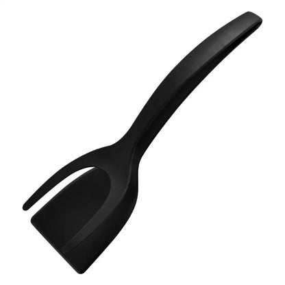 2-in-1 Silicone Turner and Spatula Tong – Egg Flipper, Versatile Kitchen Cooking Tool for Eggs, Pancakes, French Toast & Omelets- Kitchen Utensils